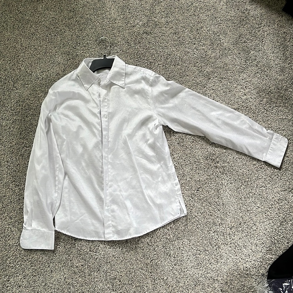 Foxcroft Button Down Shirt | white Long Sleeve | Wrinkle Free | Size 4